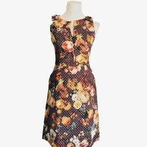 Anthropologie Tabitha Tema Quilted Dress 0 Earth Tone Mini Gorpcore Folk